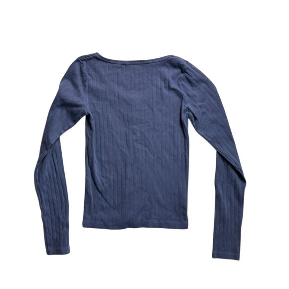 Brandy Melville Lavender Ribbed Long Sleeve Top - Picture 3 of 4